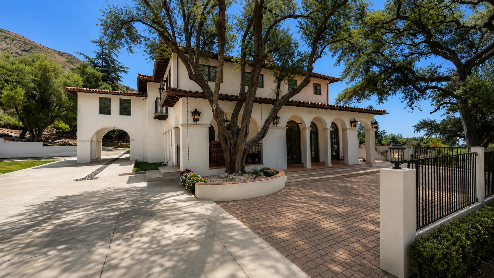 Villa Heights Residence — completed front elevation after design and construction