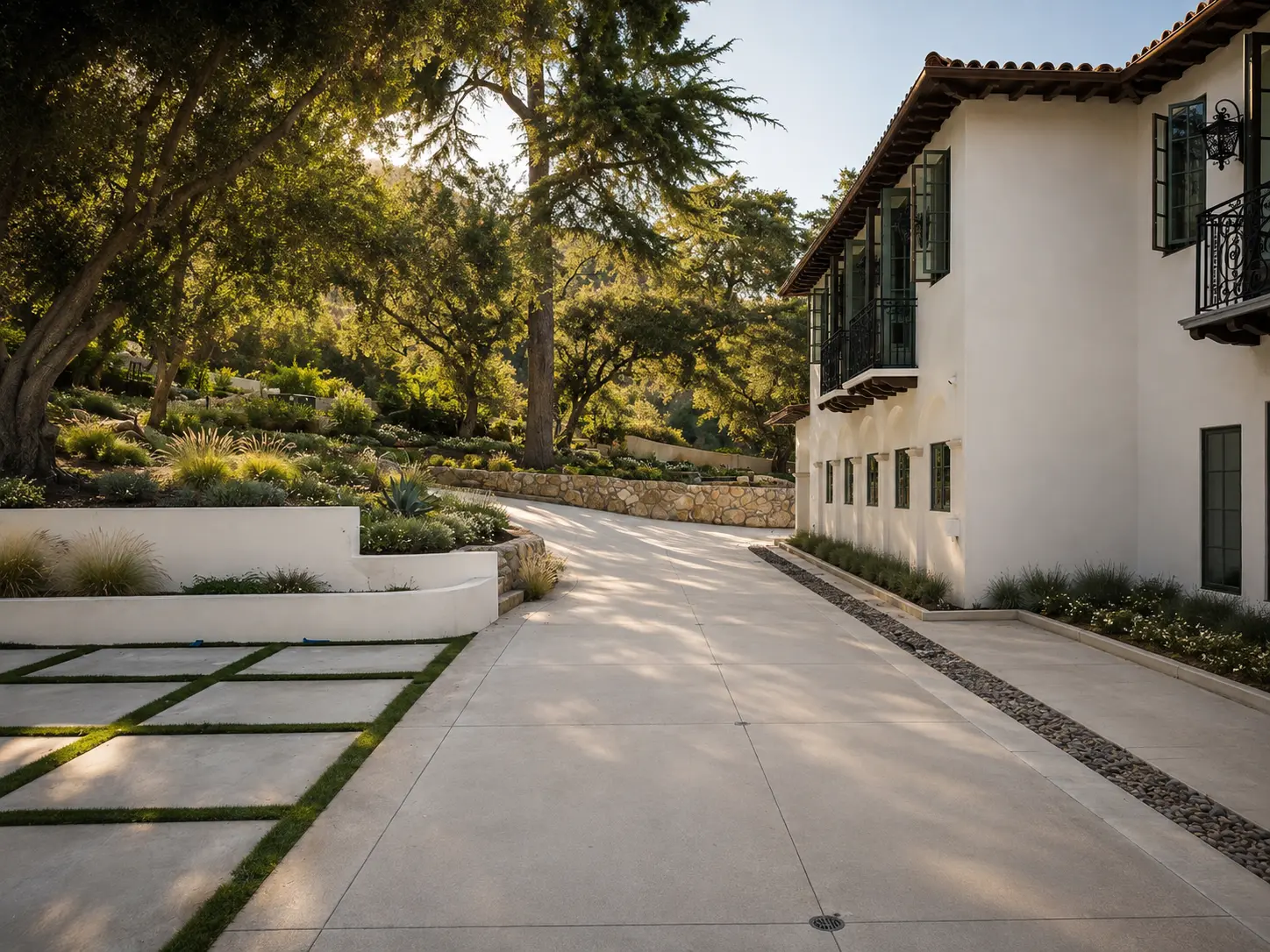 Villa Heights Residence — completed site setting and surrounding landscape